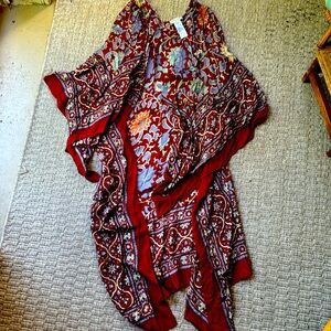 Free People paisley shawl